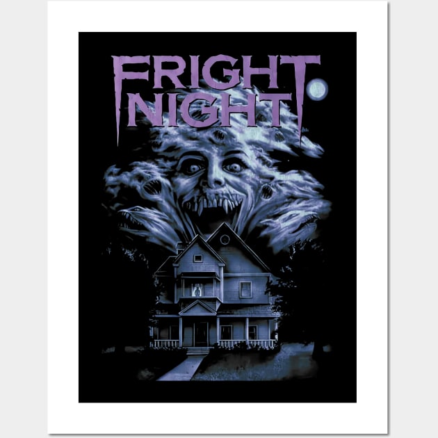 Fright Night Horror Classic Wall Art by Lianame